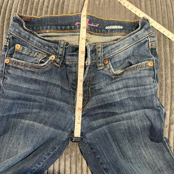 Seven 7 For All Mankind Roxanne Girls Dark Wash Jeans Size 7 - Picture 6 of 9